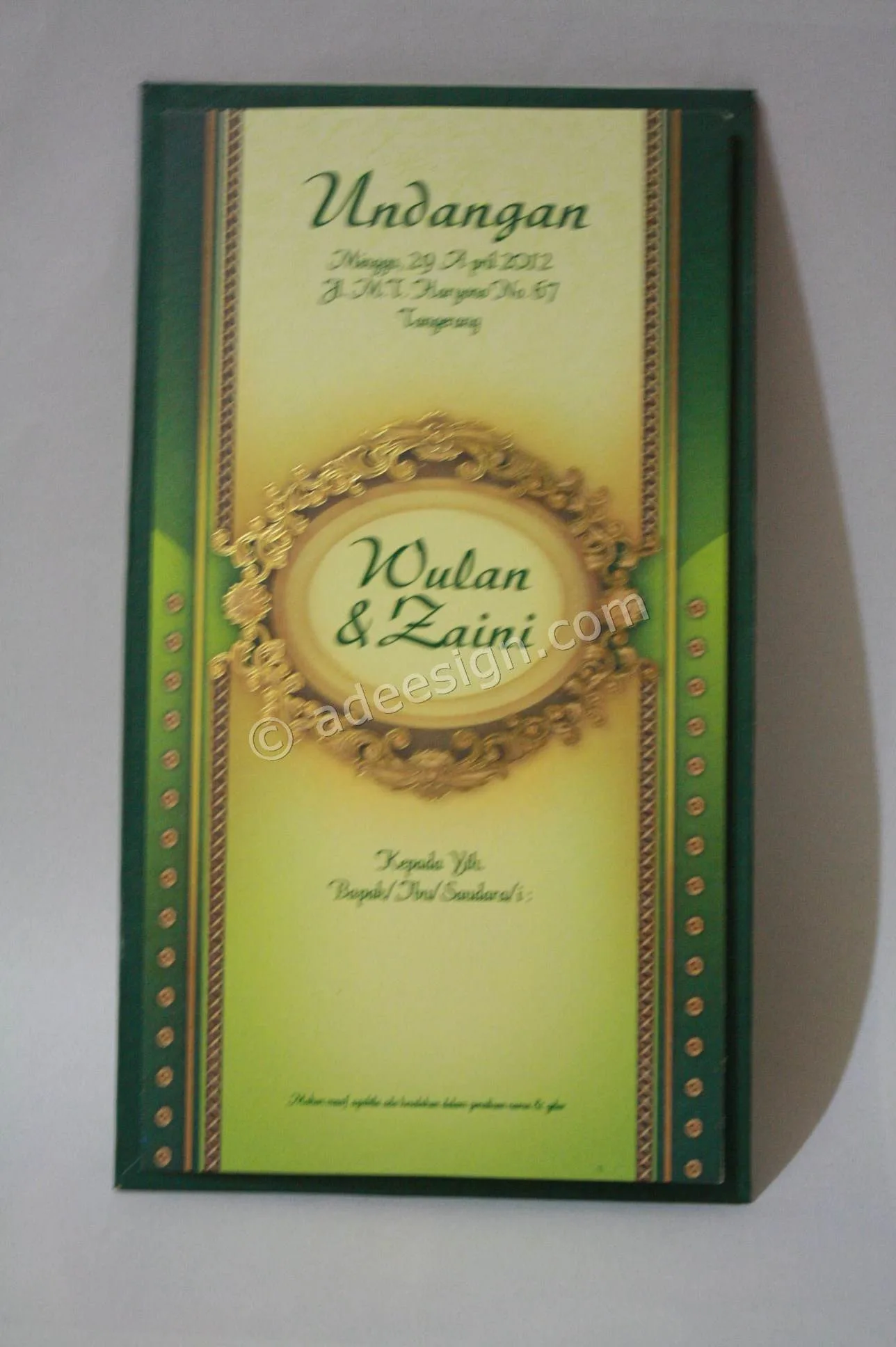 Cetak Wedding Invitations Eksklusif di Babakan Jerawat
