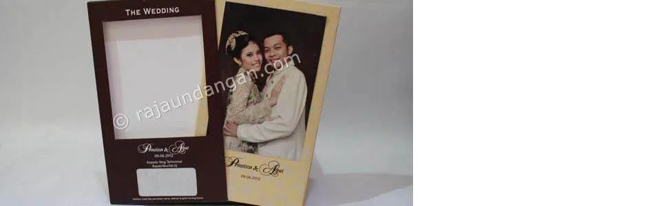 Contoh Kartu Undangan Pernikahan Hardcover Prinsisca dan Agus
