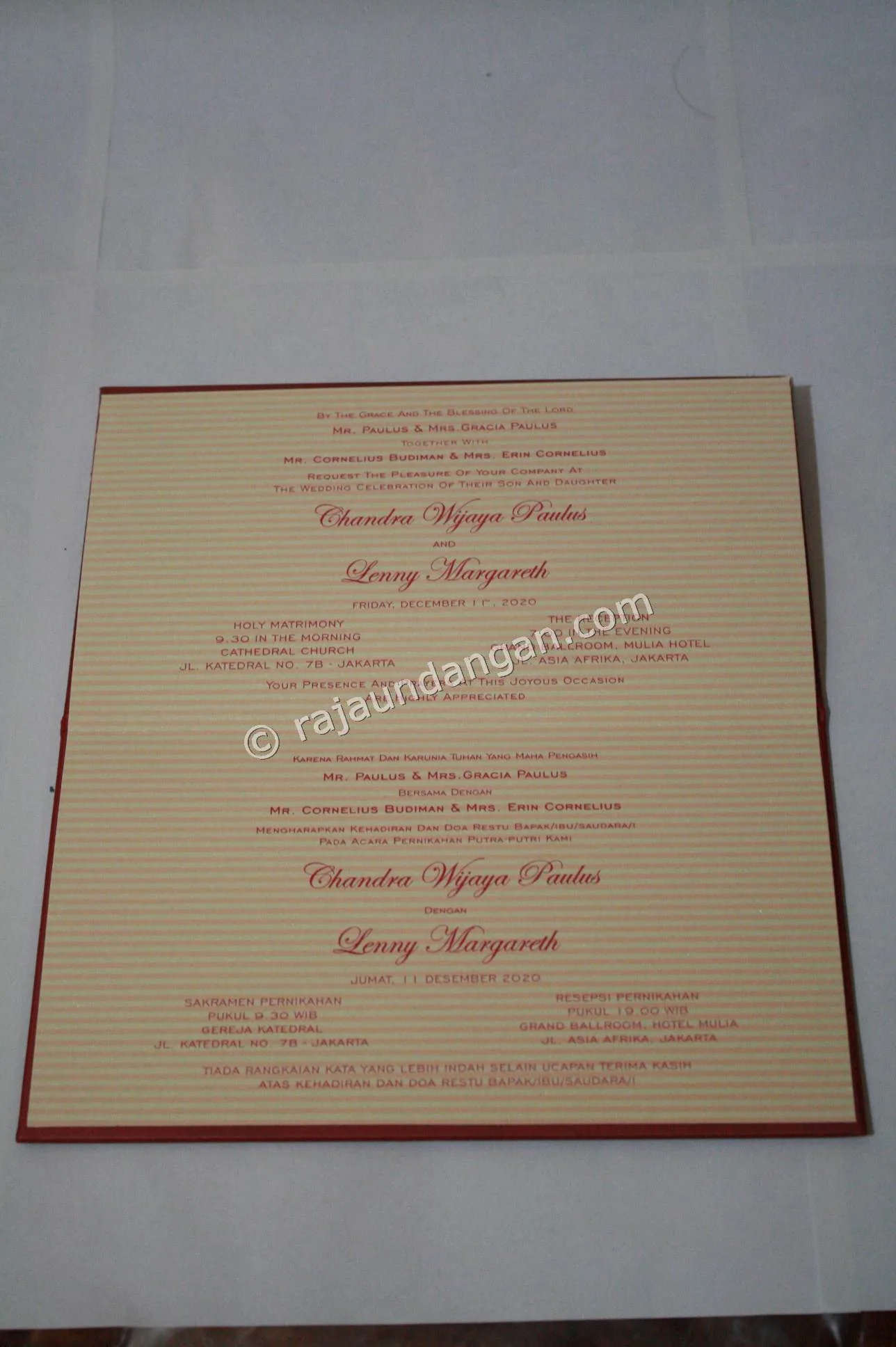 Cetak Wedding Invitations Eksklusif di Babakan Jerawat