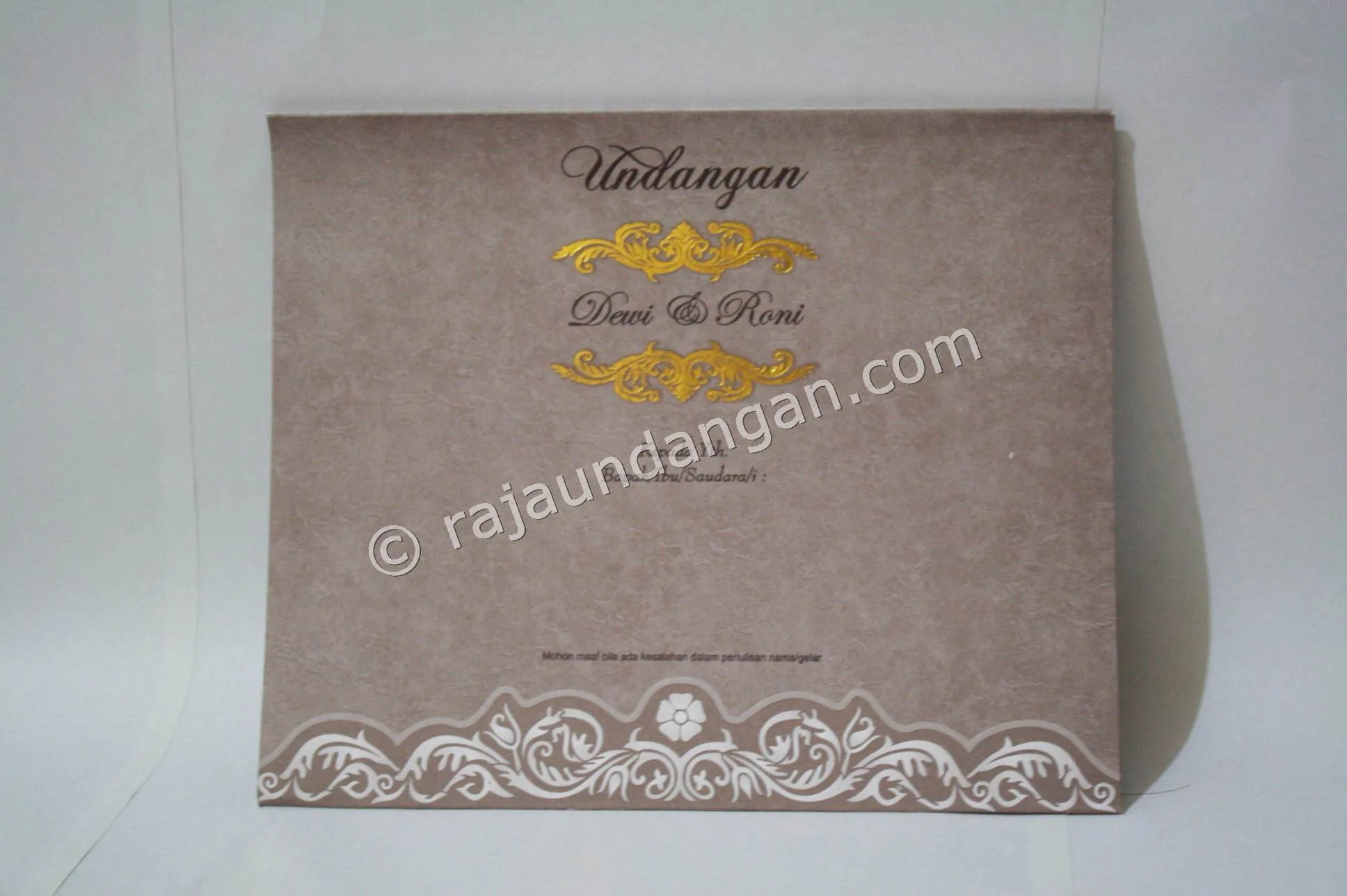 Membuat Wedding Invitations Unik di Kupangkrajan