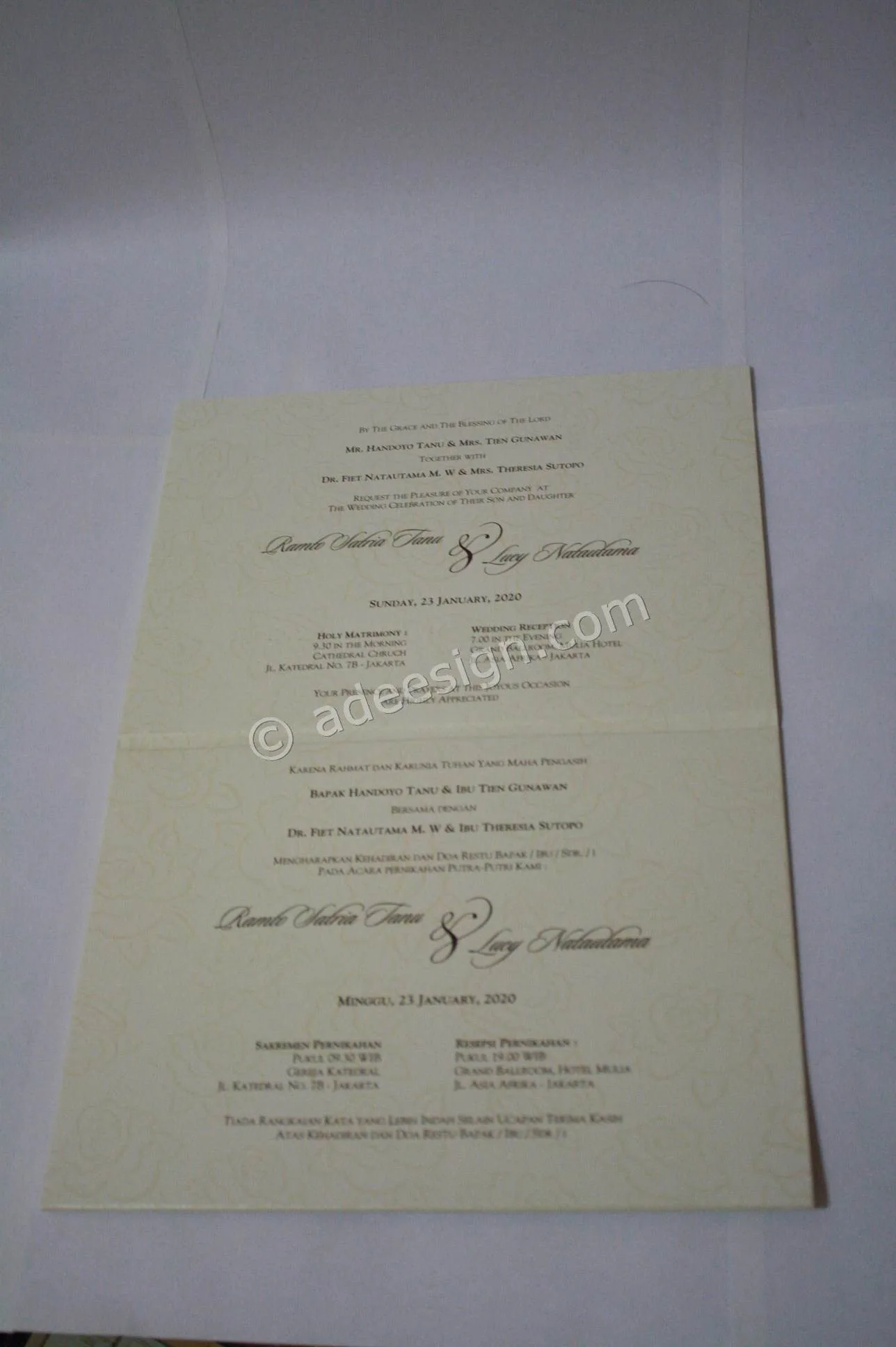 Pesan Wedding Invitations Murah di Kandangan