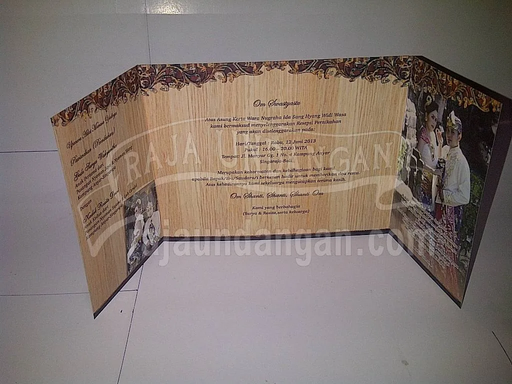 Cetak Undangan Pernikahan Eksklusif Melayani Pengiriman ke Seluruh Area di Palu