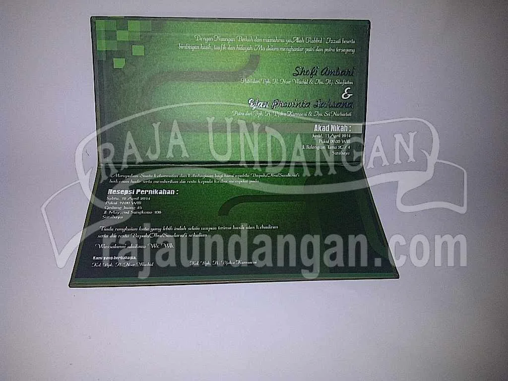 Cetak Undangan Pernikahan Eksklusif Melayani Pengiriman ke Seluruh Area di Palu