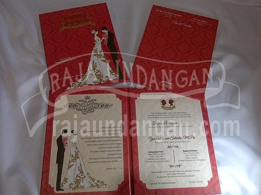 Pesan Undangan Pernikahan Unik dan Murah di Wonokusumo