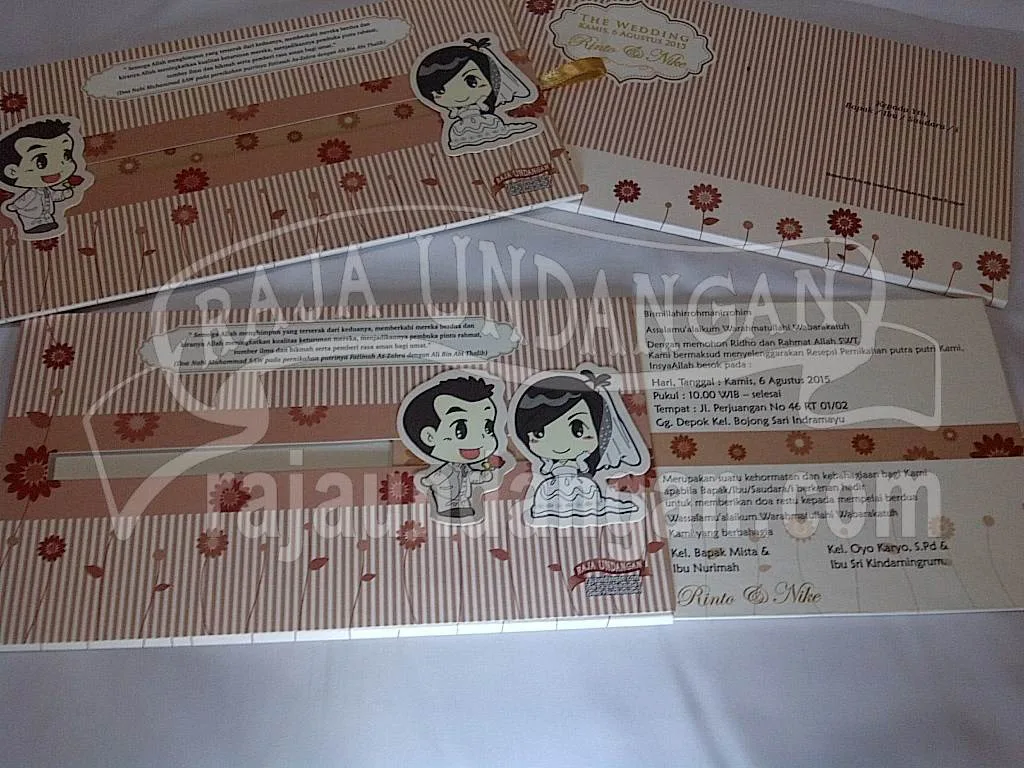 Pesan Wedding Invitations Unik di Menur Pumpungan