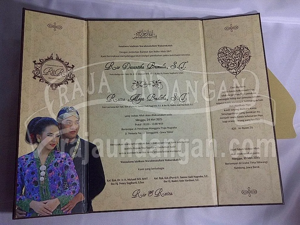 Percetakan Wedding Invitations Unik dan Murah Melayani Pengiriman ke Seluruh Area di Jailolo