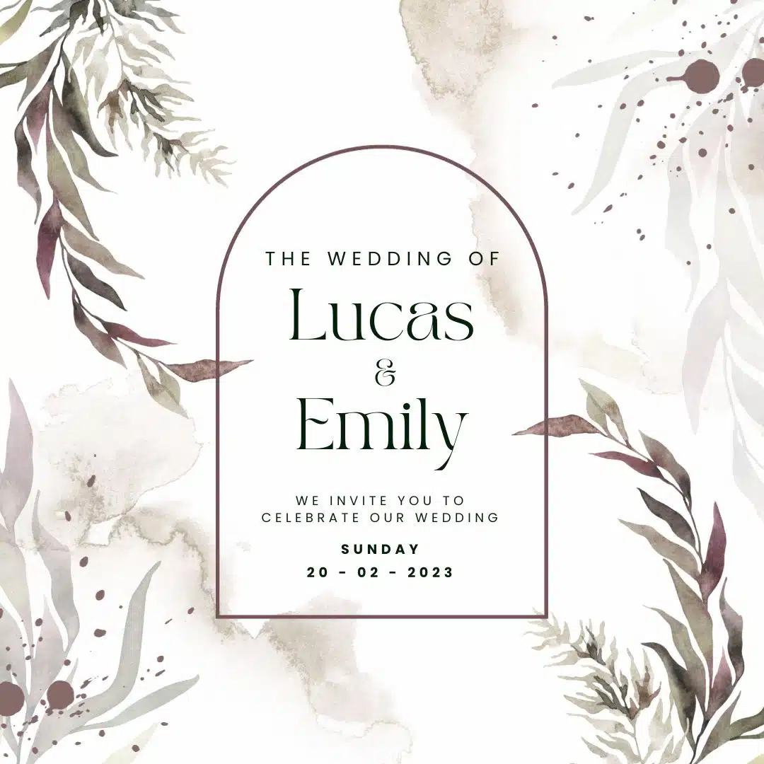 RajaUndangan 116 rustic wedding invitation